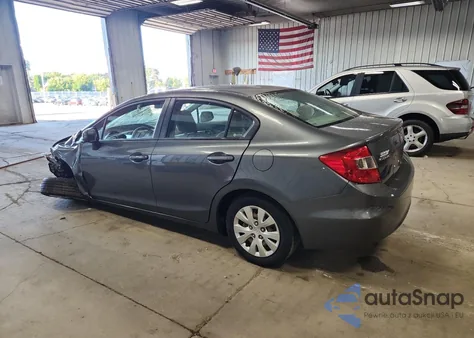 2012 Honda Civic Lx from USA, damaged, VIN 19XFB2F52CE084238